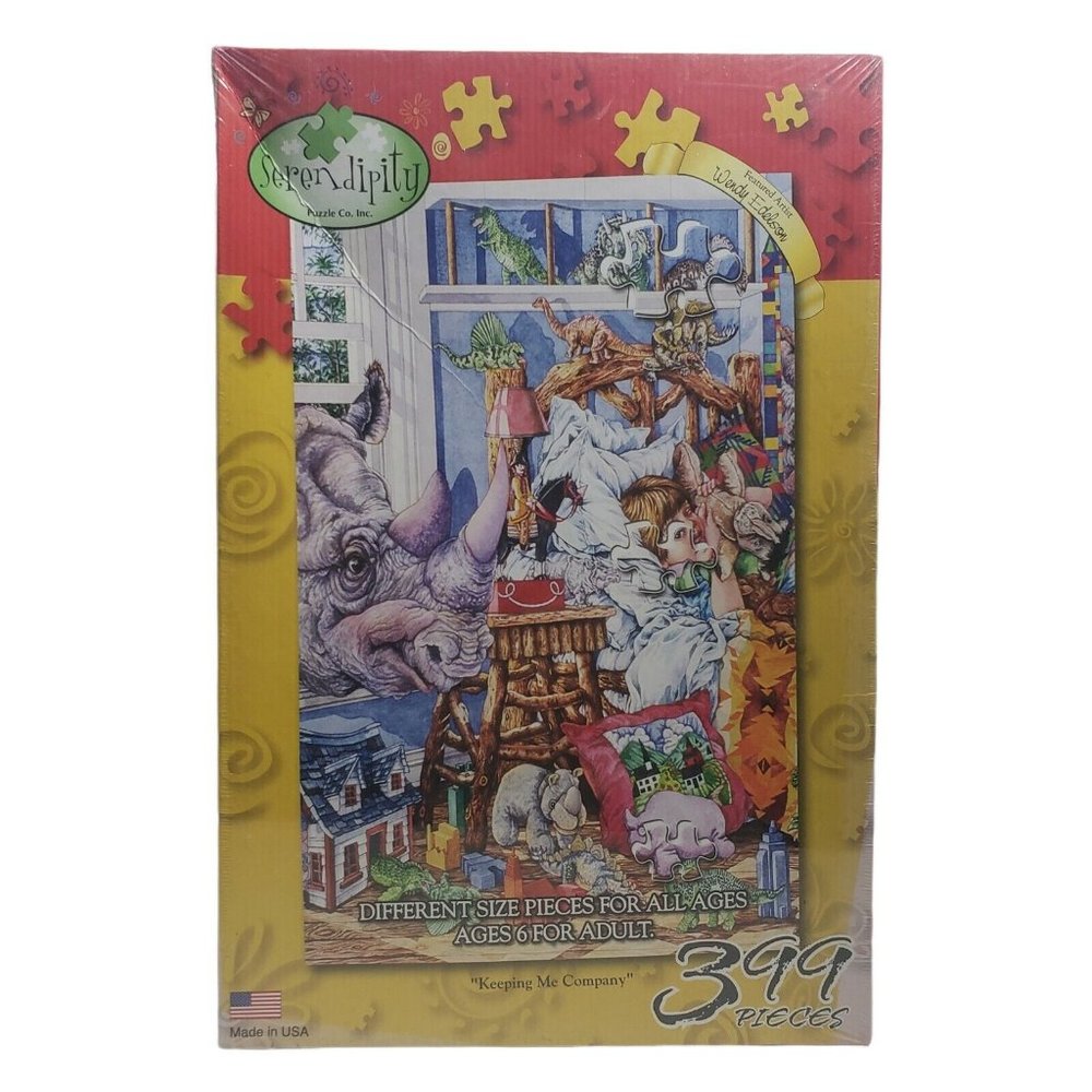 Serendipity Puzzle Co. Inc.  399 Pieces Keeping Me Company